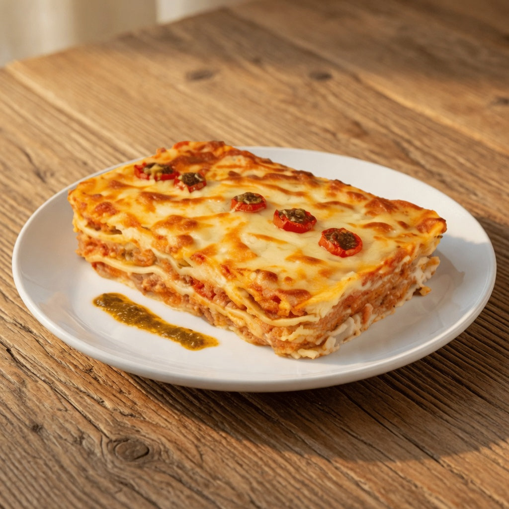 Basil Meat Lasagna