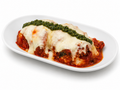 Mozzarella Grilled Chicken with Marinara Sauce and Pesto
