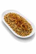 Quinoa y lentejas al estilo árabe (Mujaddara)