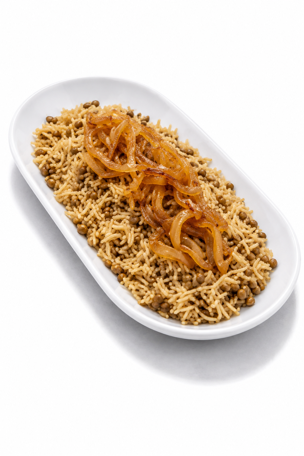 Basmati Rice, Lentils and Caramelized Onions