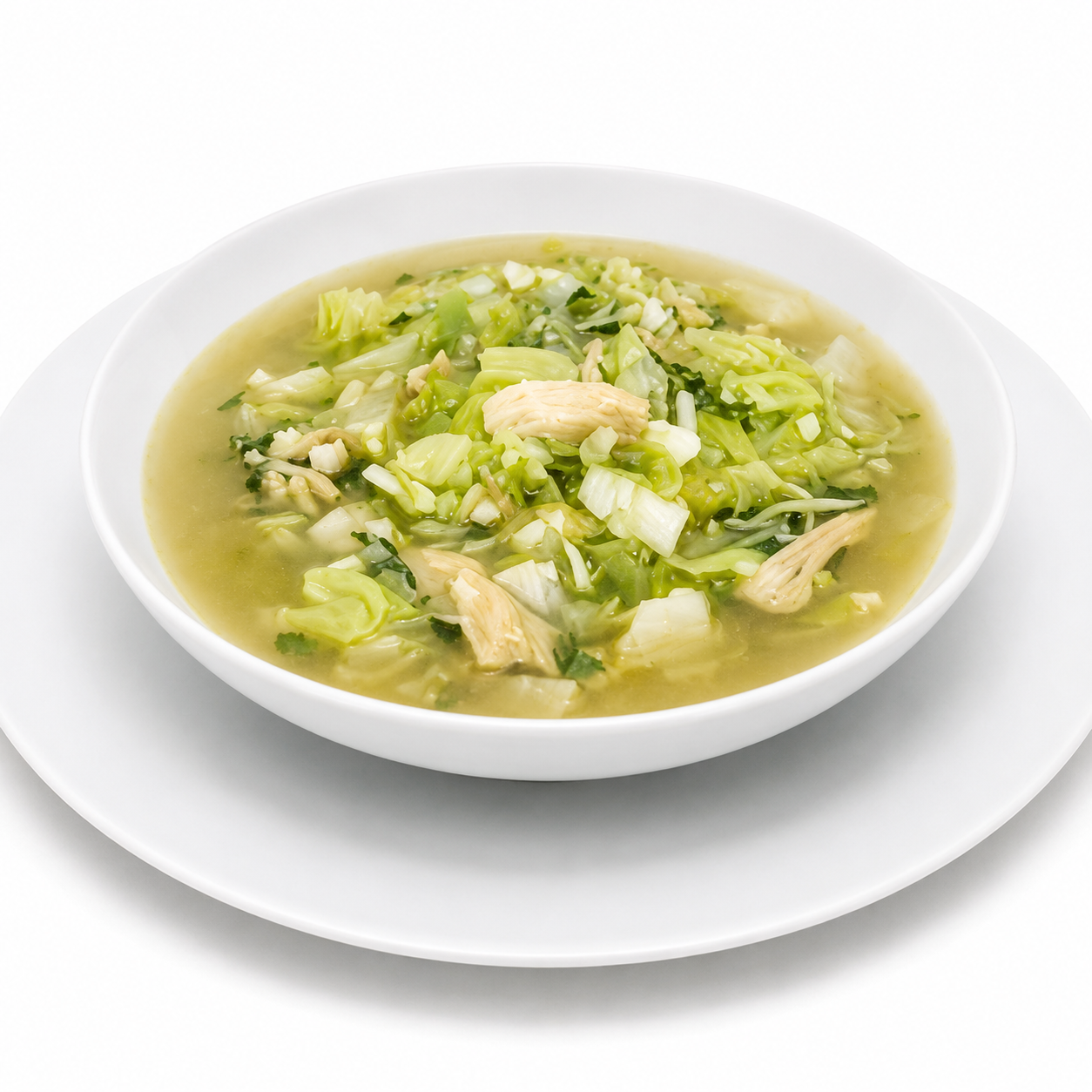 Homemade keto chicken vegetable soup by Casera Healthy Food