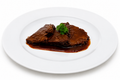 Traditional Venezuelan asado negro with slow-cooked beef in rich dark sauce by Casera Healthy Food