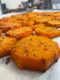 Batatas asadas con tomillo